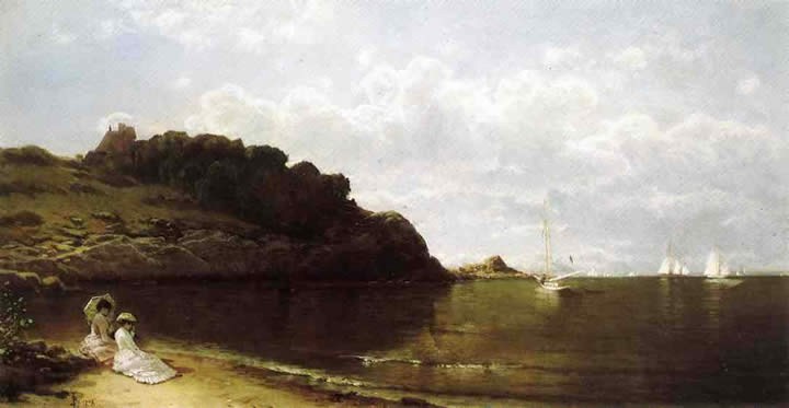 Alfred Thompson Bricher Looking out to Sea 2